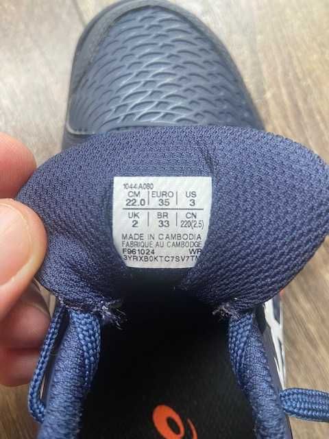 Кросівки Asics GEL-RESOLUTION X GS CLAY Midnight/White 3 (Euro 35)