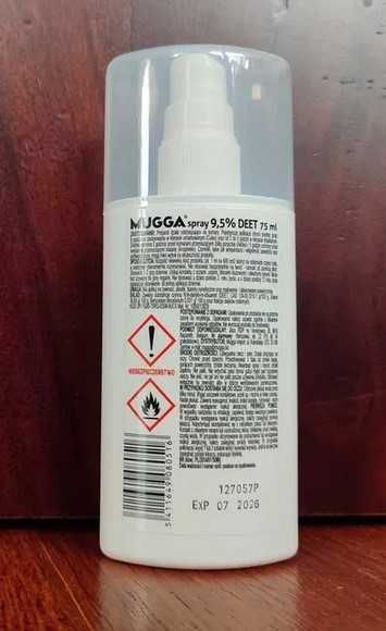 Mugga na komary w lesie – repelent 9,5% Deet spray