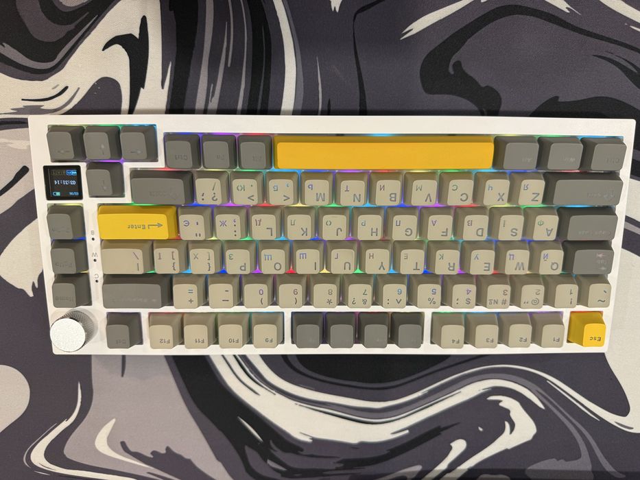 Клавіатура EPOMAKER AK820 Pro з гравіюванням