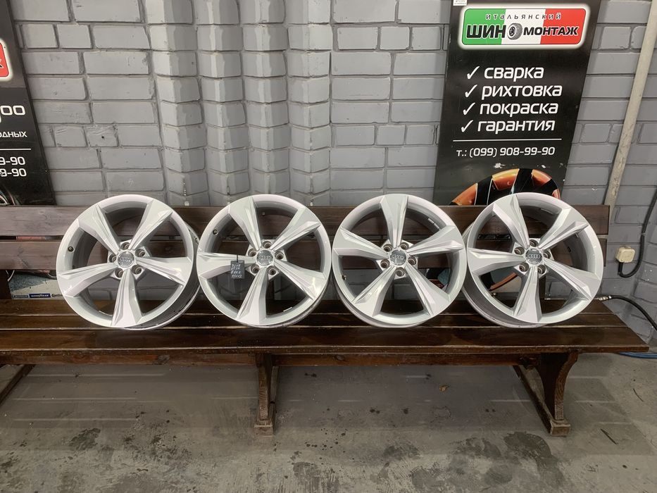 99 Оригинальные литые диски Audi Q5 5/112 R19 et34 80a601025k