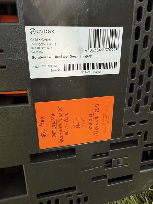 Fotelik Cybex Solution B i-Fix / jak nowy, na gwarancji