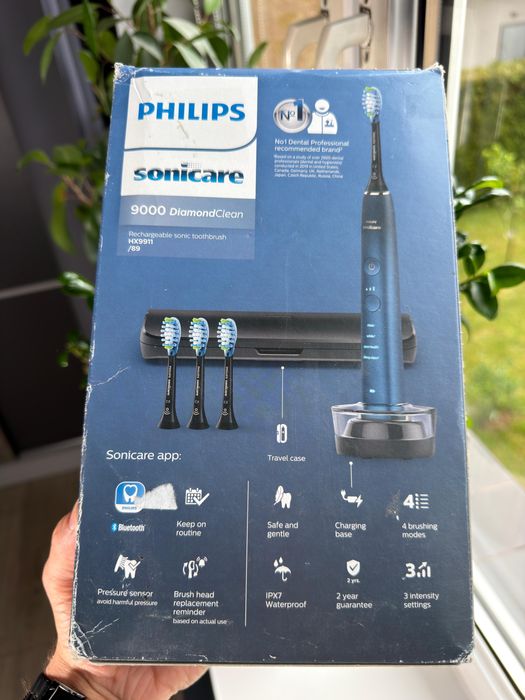 Szczoteczka soniczna Philips Sonicare HX9911/89 DIAMOND + 4 KOŃCÓWKI