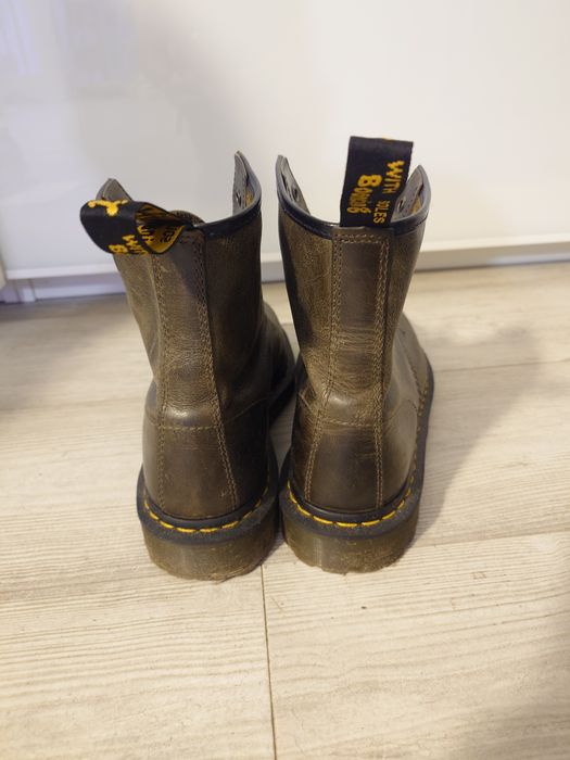 Buty Dr. Martens oliwkowe/ciemno zielone