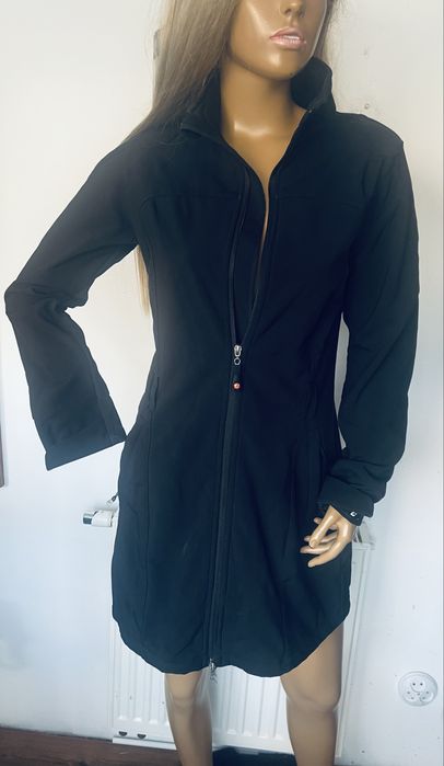 Killtec płaszcz Softshell czarny damski 36 S widoodporny