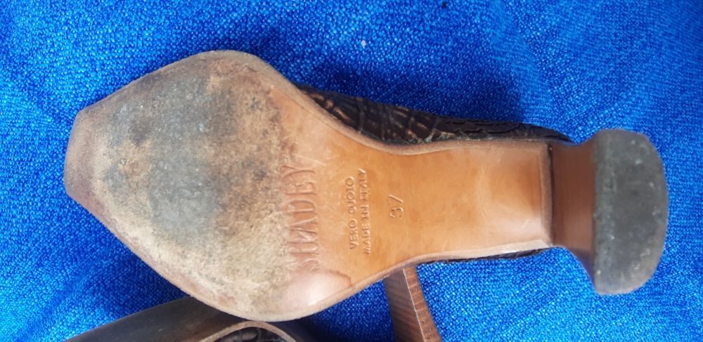 Shadey buty czółenka brązowe 37 wyjątkowe