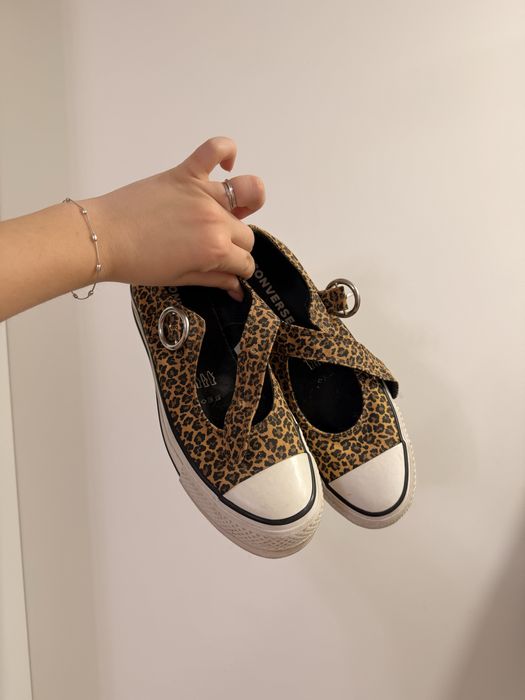 Converse All Star Mary Jane Leopard Exclusive, Леопардові конверси