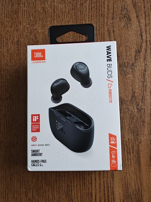 Słuchawki JBL Wave Buds Nowe