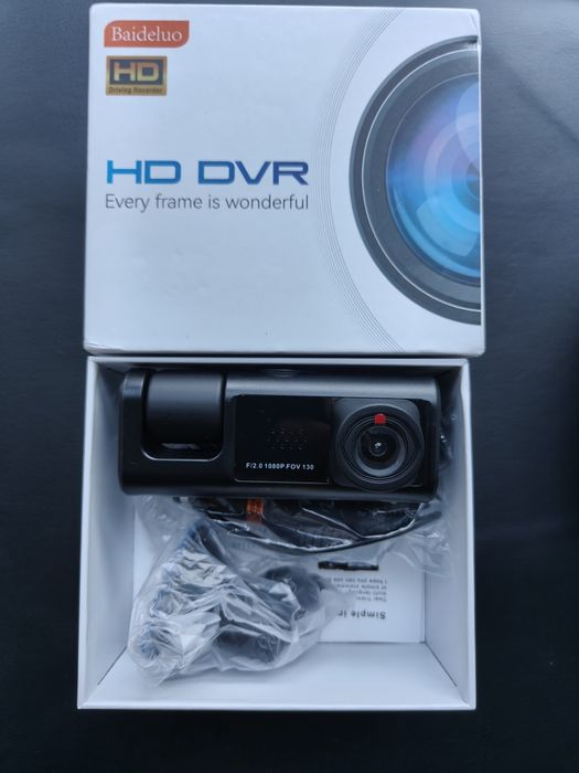 Видеорегистратор автомобильный  HD DVR, с двумя камерами