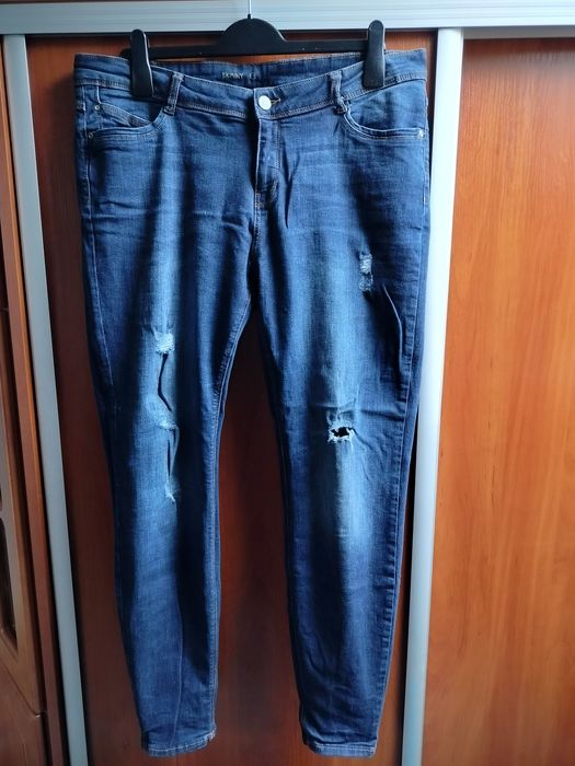 Ładne Duże Spodnie dżinsowe Skinny Yessica 44