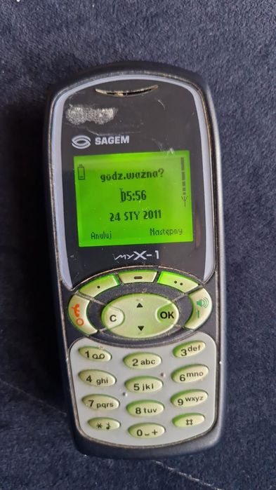 Kolekcjonerski Sagem myX-1 Plus GSM