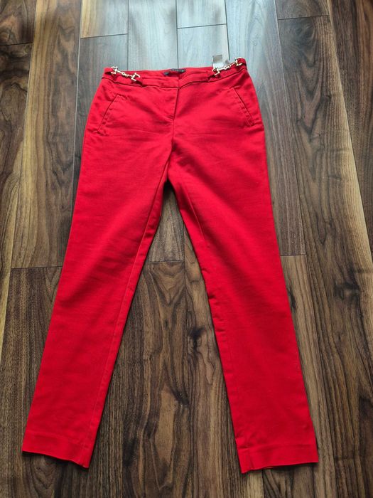 Spodnie damskie Mohito roz.36 czerwone
