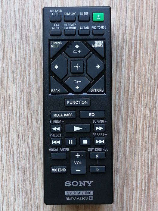 Pilot SONY RMT-AM220U ORYGINAŁ Pilot do SONY MHC-V11 Jak nowy!