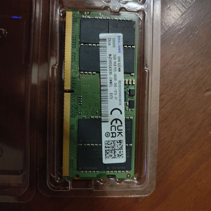 Pamięć RAM ddr5 16 GB do laptopa firmy Samsung