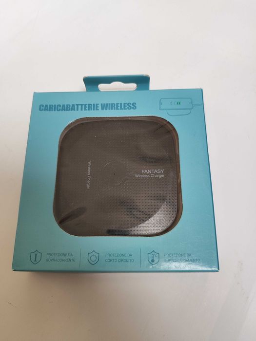 Ładowarka Indukcyjna Bezprzewodowa Czarna 4,5V-5,5V/ 2A