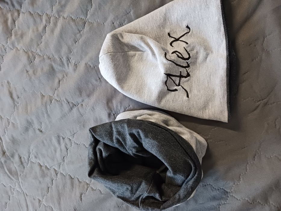 Czapeczka + komin