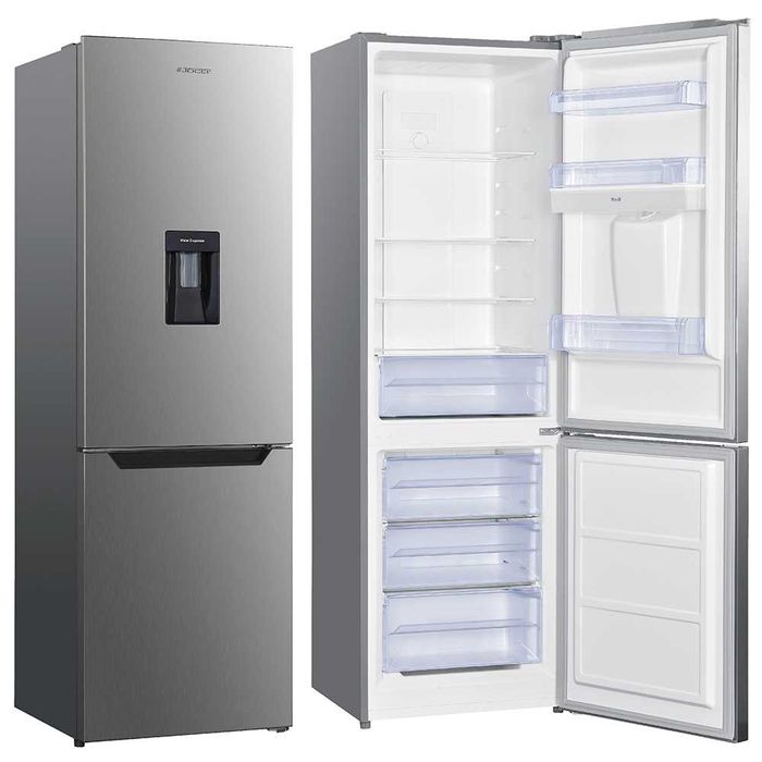 Combinado No Frost Look Inox c/ dispensador  291L Jocel 186cm a
