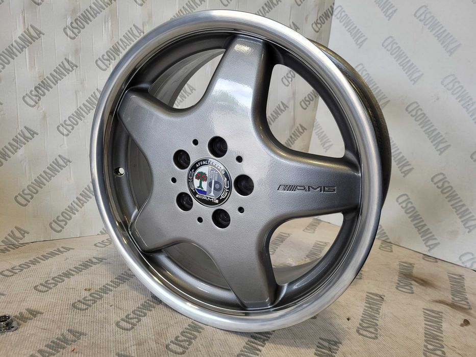 4szt felgi Mercedes AMG Monoblock  7Jx17" 5x112 ET49/57 polerka rant.