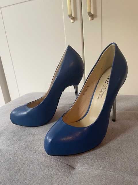 Niebieskie szpilki Nina Basco roz. 36