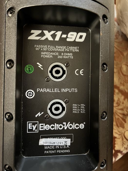 Electro voice zx 90-1 пара