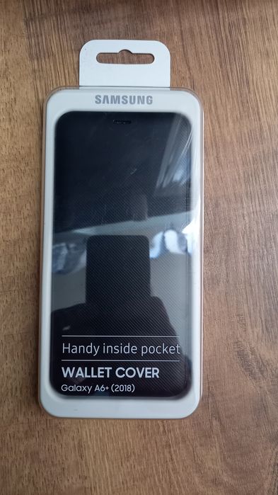 Oryginalne etui Samsung A6 plus (A6+) Wallet Cover
