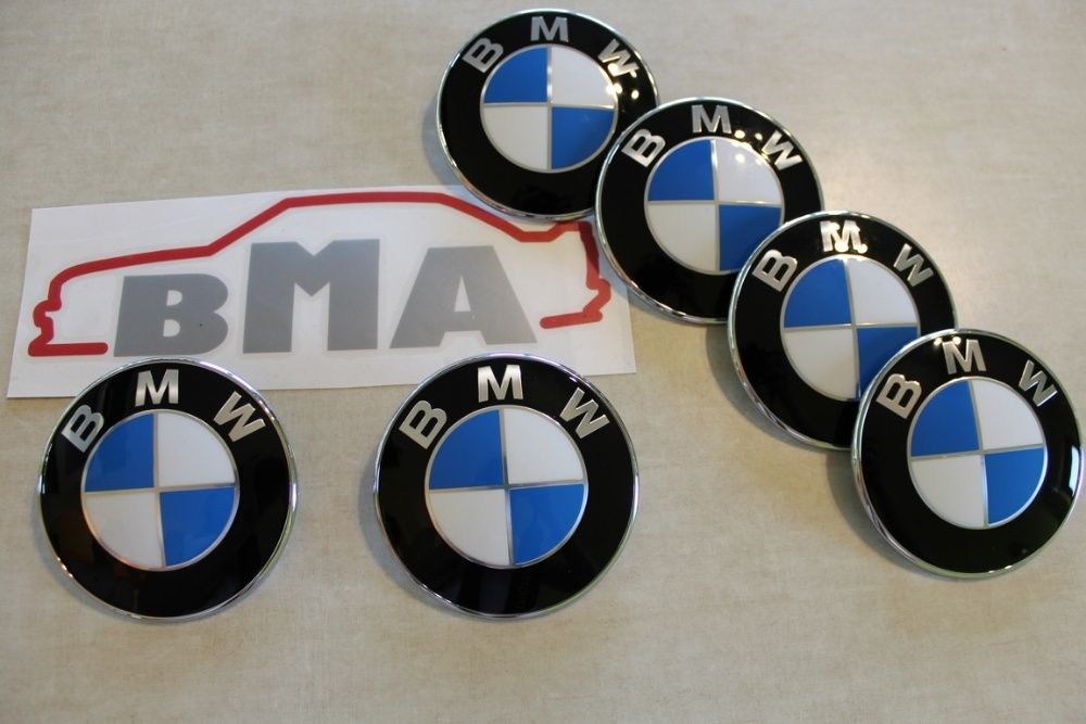BMW Nowy Emblemat 82 mm Na Maskę Przód 100% Oryginał Części BMA