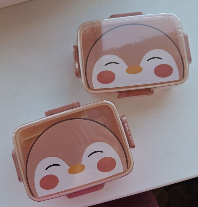 Ланчбокс дитячий Звірята в наявності 2 шт