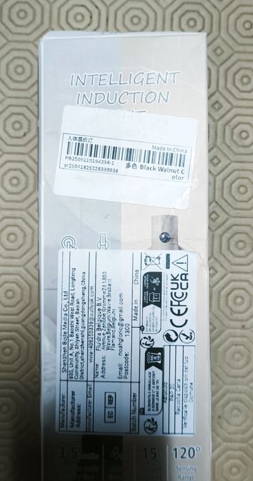 Luminária noturna com sensor movimento