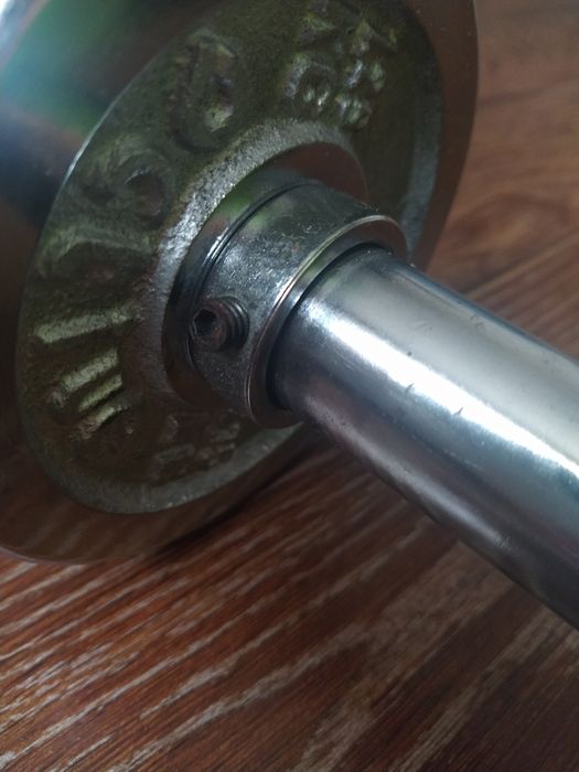 Наборная хромированная гантель 4.8 кг