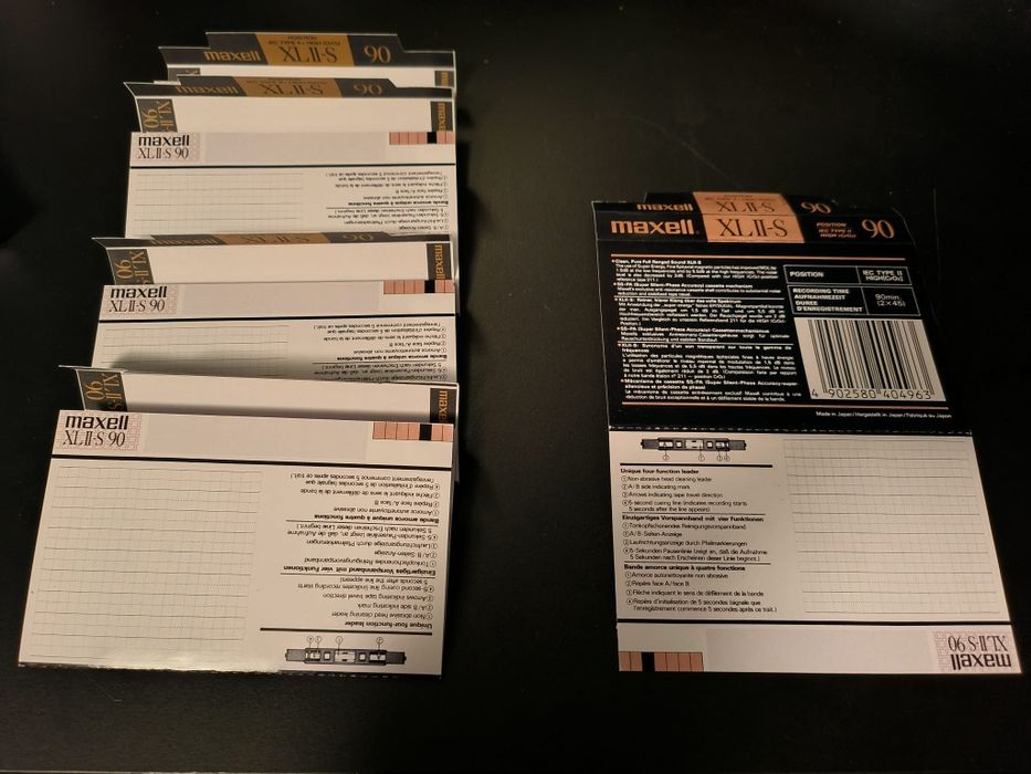 Kaseta magnetofonowa DENON BASF SONY MAXELL Wkładka