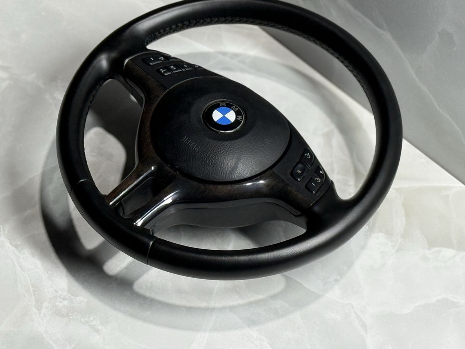 BMW Е39 / Е46 BIRKE ANTHRAZITE Мультируль Дерево Три спиці е39 е46 Шро