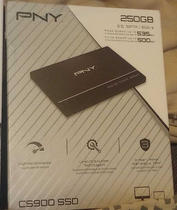 Nowy dysk SSD PNY 250GB SAT III