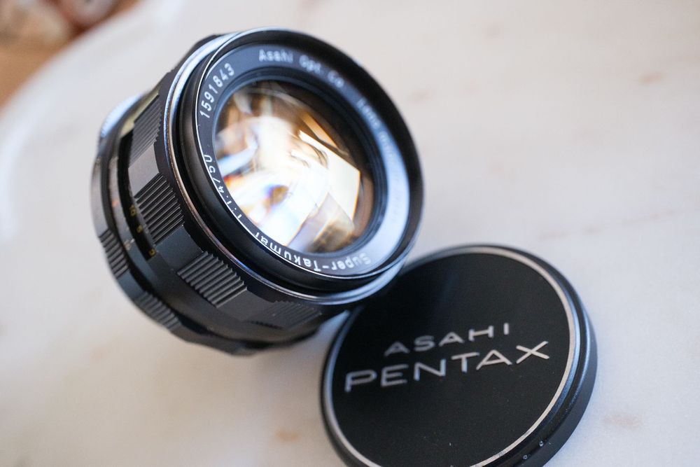 Obiektyw Asahi Pentax Super- Takumar 50/1.4 TOR. Stan BDB. M42