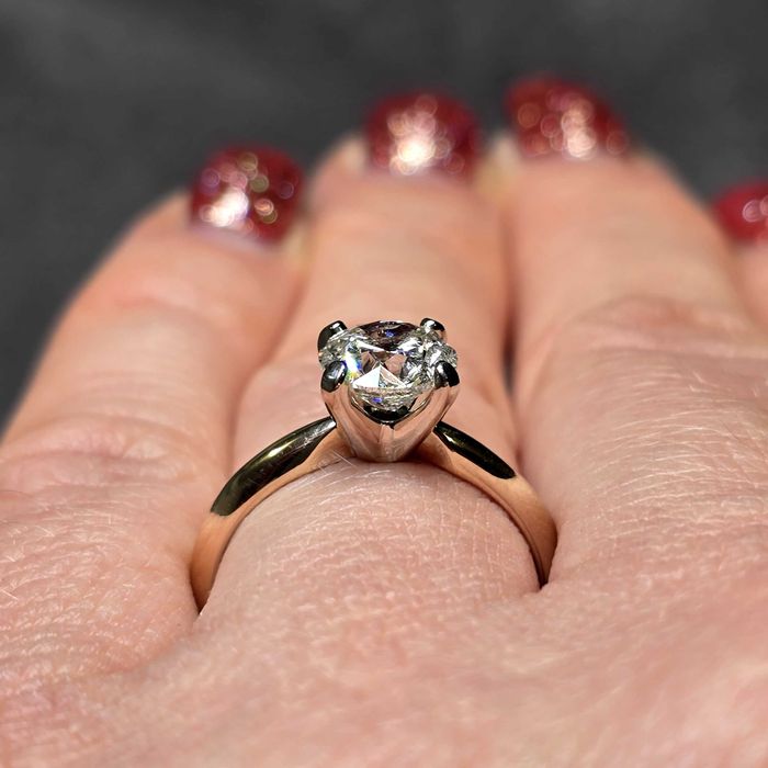 Pierścionek Diament Naturalny 1,5 CT HRD