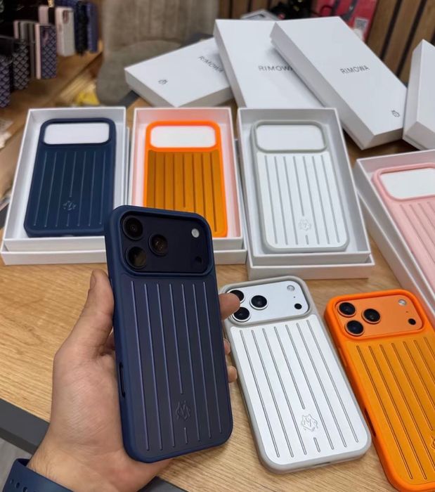 Чохол Rimowa iPhone 17 pro max 17 pro алюминий синий