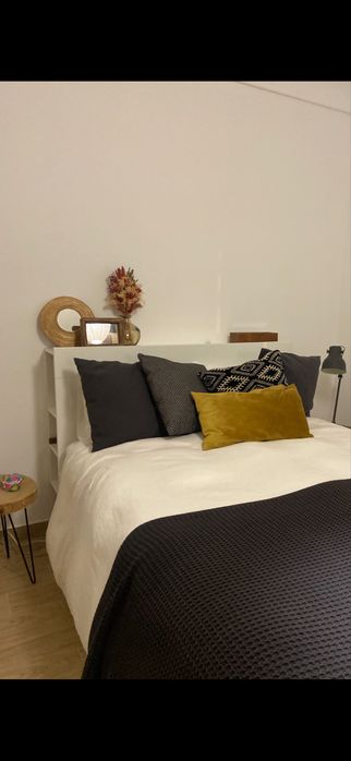 Cabeceira cama branca