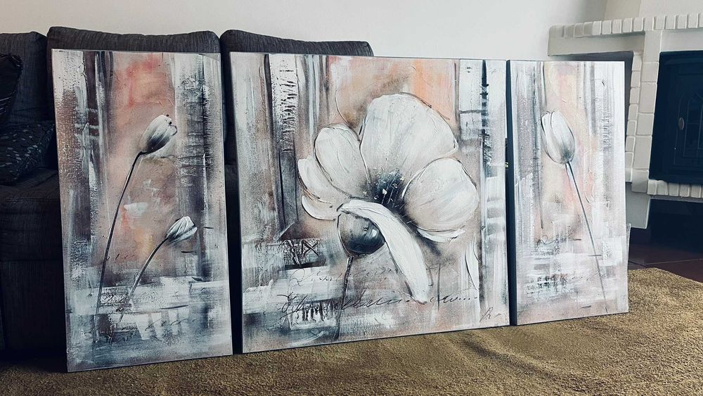 Quadro Decorativo Tripartido – Conjunto 140 × 70 cm