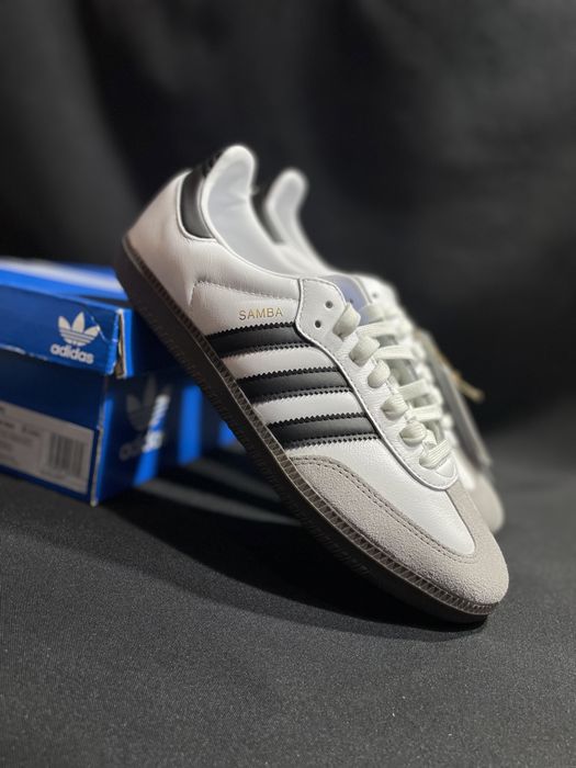 Кросівки Adidas Samba OG білі оригинал кроссовки