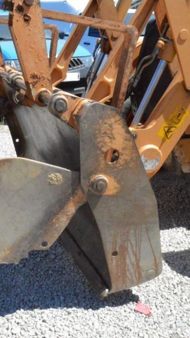 Balde frontal de abrir para retroescavadeira ou trator