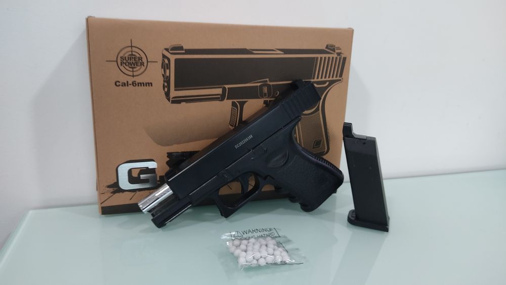 Pistola Airsoft Glock 19 Full metal (NOVA)