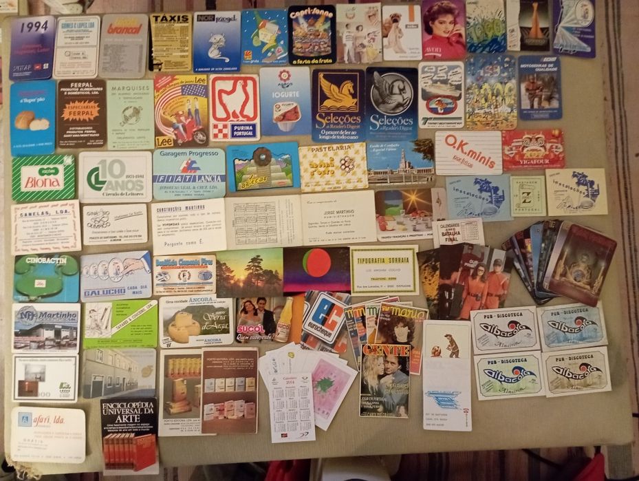 Calendários de bolso