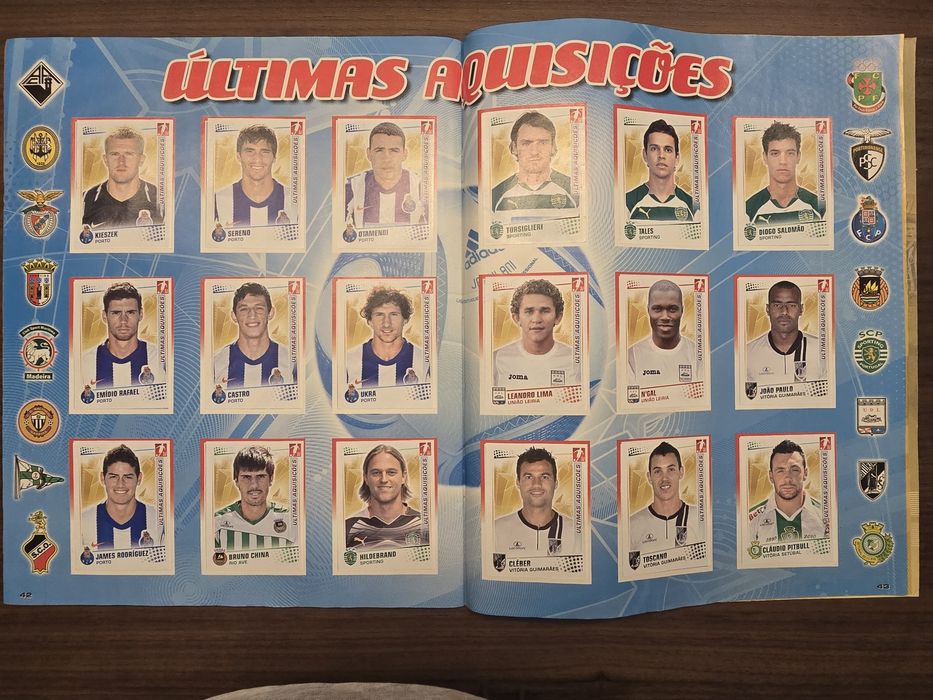 Caderneta Completa Liga Portuguesa  Panini  2010/11