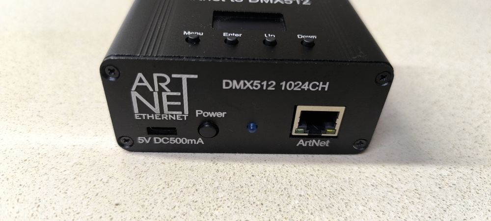 conversor ArtNet para DMX512