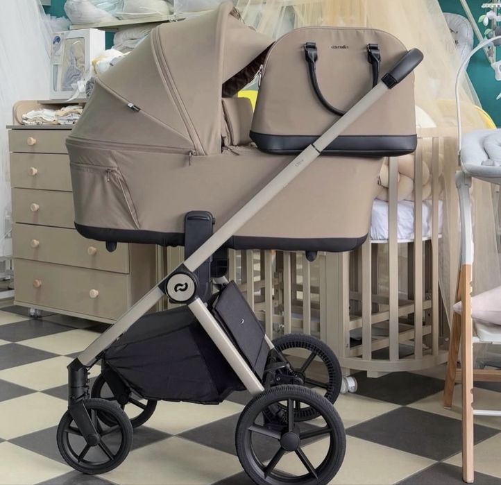 Універсальна коляска 2 в1 Carrello Ultra F . Люлька складається разом із рамою.