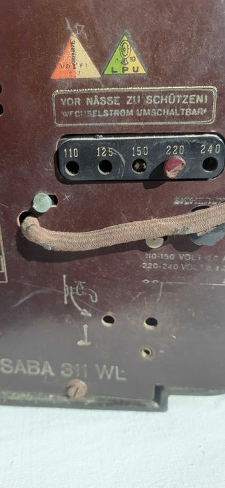 Раритетный радиоприемник SABA 311 WL