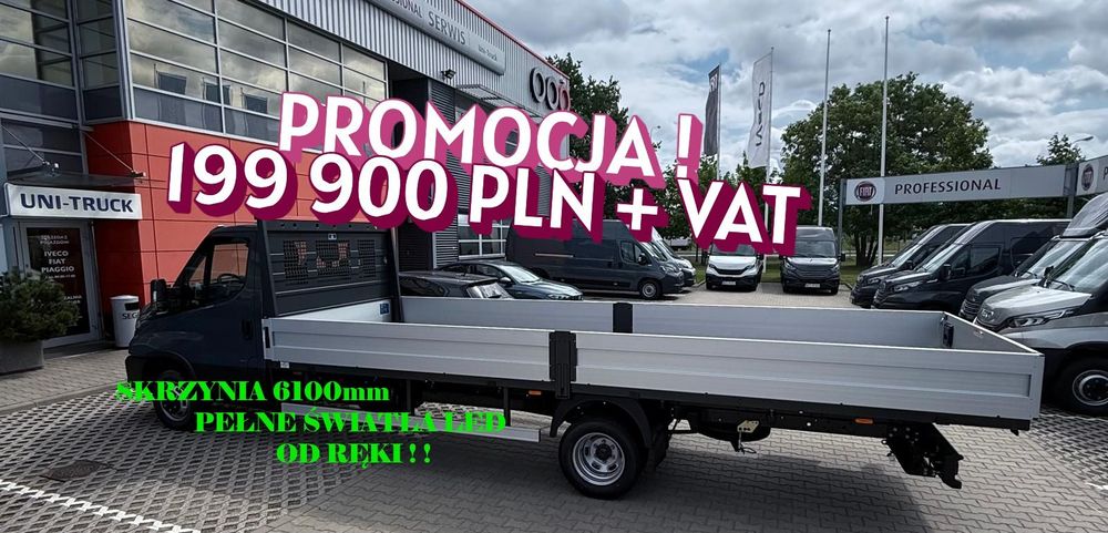 Iveco DAILY 50C18A8HZ DO 3500KG AUTOMAT OKAZJA OD RĘKI  OD RĘKI DAILY 50C18A8HZ do 3.5t fabryczna skrzynia otwarta
