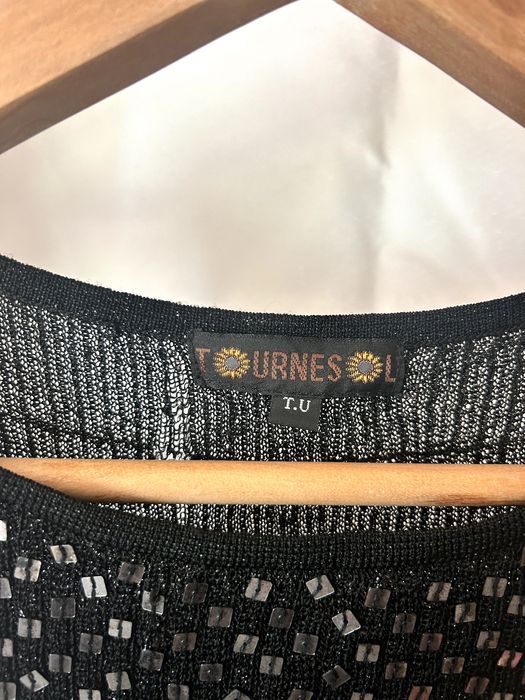 Top senhora com lantejoulas