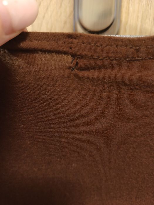 Damska brązowa bluzka koszulka