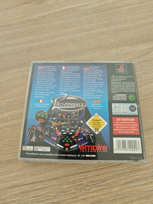 Pro pinball the web PlayStation 1 ps1