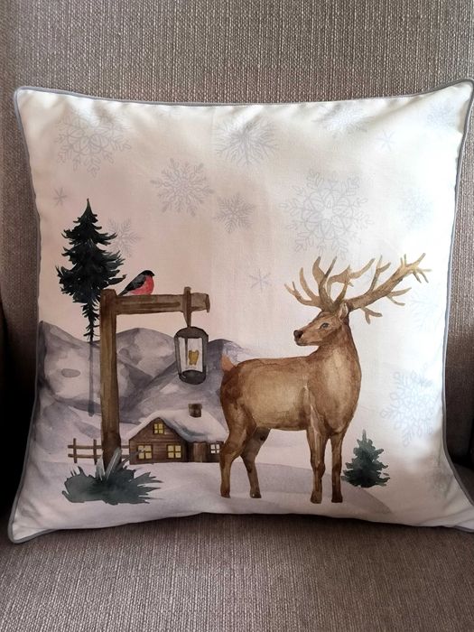 Наволочки новогодние для диванных подушек