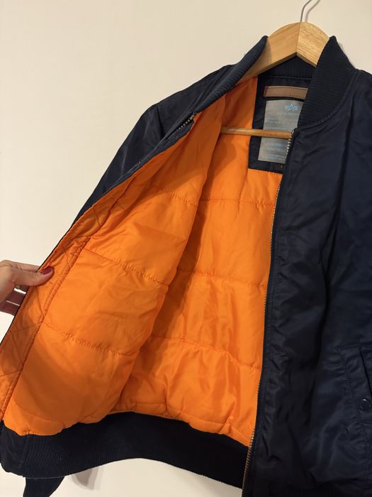 Kurtka bomberka alpha industries L damska granatowa